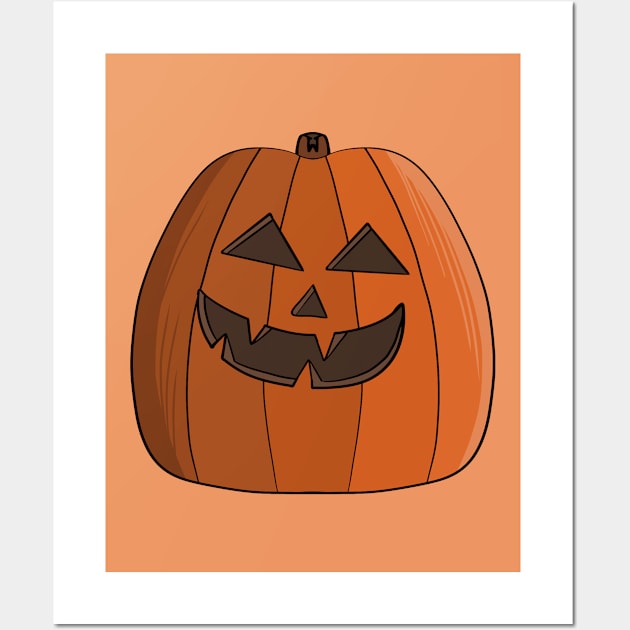 Cool Pumpkin Wall Art by DiegoCarvalho